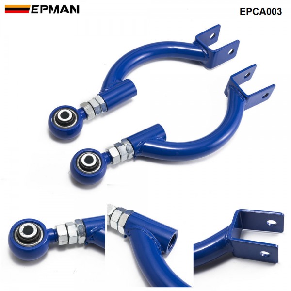 1pair/unit EPMAN Rear Adjustable Camber Control Arm Kit For Nissan 95-98 240SX S14 S15 SILVIA R33 R34 EPCA003 1pair/unit EPMAN Rear Adjustable Camber Control Arm Kit For Nissan 95-98 240SX S14 S15 SILVIA R33 R34 EPCA003