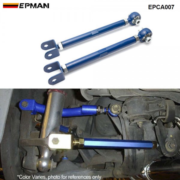 EPMAN 1pair/Unit Racing Rear Toe Control Rods Arm For Nissan 240sx S14 95-98 For Infiniti Q45 (Y33) EPCA007