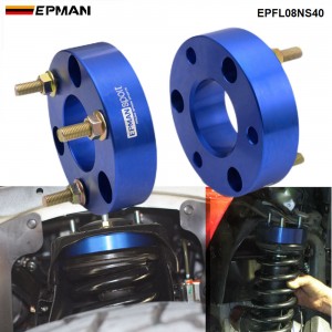 EPMAN Aluminum Front Strut Spacer Suspension Lift Spacers Kit a Pair For Nissan Np300 NAVARA D40 D23 EPFL08NS40
