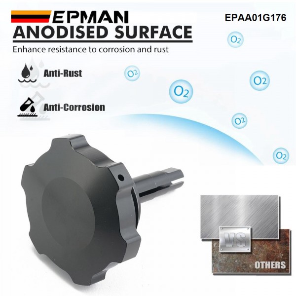EPMAN For BMW E36 E46 E90 E39 Z4 E82 Aluminum Reservoir Cap Seal Gasket Power Steering Fluid 32411128333 EPAA01G176 EPMAN For BMW E36 E46 E90 E39 Z4 E82 Aluminum Reservoir Cap Seal Gasket Power Steering Fluid 32411128333 EPAA01G176