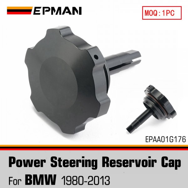 EPMAN For BMW E36 E46 E90 E39 Z4 E82 Aluminum Reservoir Cap Seal Gasket Power Steering Fluid 32411128333 EPAA01G176 EPMAN For BMW E36 E46 E90 E39 Z4 E82 Aluminum Reservoir Cap Seal Gasket Power Steering Fluid 32411128333 EPAA01G176