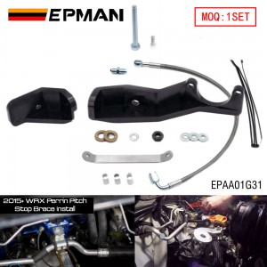 EPMAN Racing's Pitch Stop Brace Billet Aluminum and Designed To Reinforce OEM's Mounting Brackets For Subaru WRX STi 2015+ EPAA01G31