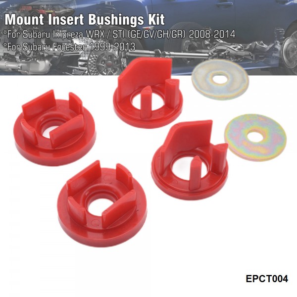 EPMAN Rear Differential Mount Suspension JDM Polyurethane Insert Bushing For Subaru WRX STI 08-14 EPCT004