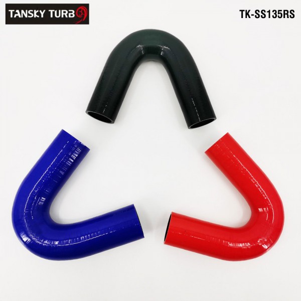 TANSKY 10PCS/LOT Universal Silicone 135 Degree Connector Elbow Coupler Pipe ID 38mm 41mm 45mm 48mm 51mm 54mm 57mm 60mm 63mm 70mm 76mm 80mm 83mm 89mm 102mm