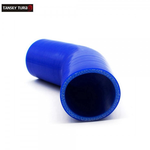 TANSKY 10PCS/LOT Universal Blue Silicone 45 Degree Reducer Hose Connector Elbow Coupler Pipe