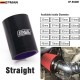 EPMAN Black Silicone Straight Coupler Hose  Turbo Silicone Pipe 32mm 35mm 38mm 51mm 57mm 60mm 63mm 70mm 76mm 89mm 102mm 114mm 120mm 127mm 152mm EP-ESS0R