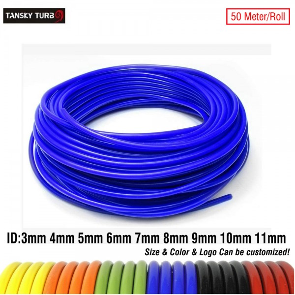 TANSKY 50 Meter/Roll Black SIlicone Vacuum Hose Tubing SIlicone Pipe ID 3mm 4mm 5mm 6mm 7mm 8mm 9mm 10mm 11mm Vacuum Silicone Tube