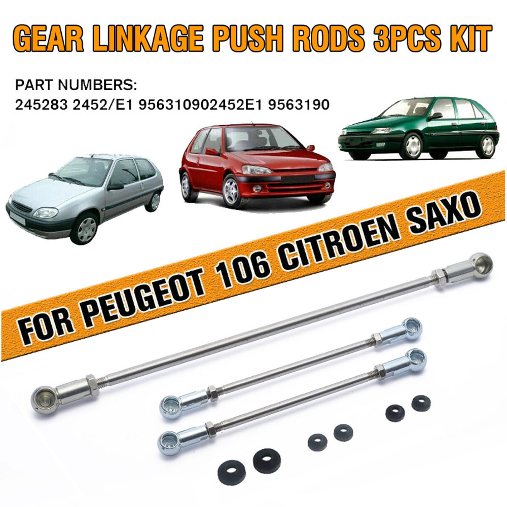 EPMAN 245283 2452/e1 Gear Linkage Push Rods 3pcs Kit Seal